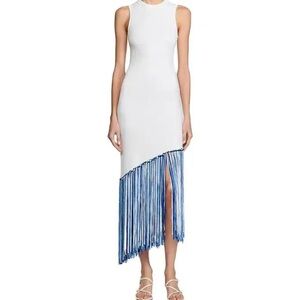 Sandro Fringed Maxi Dress